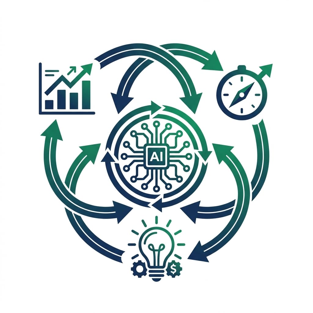 Featured image for blog post: DXとAI統合による企業価値の再定義:戦略的適応が成長の鍵. 経営戦略・財務 related article thumbnail.