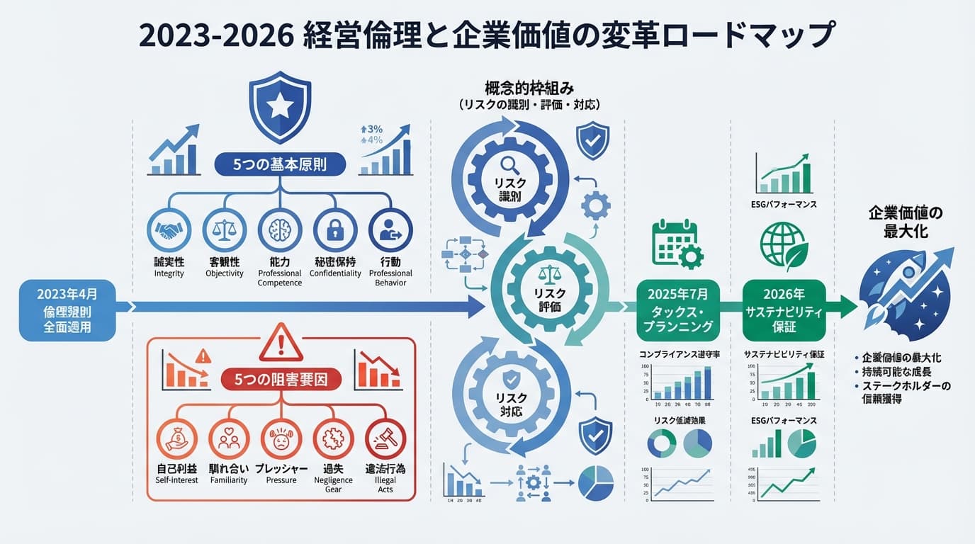 Featured image for blog post: 2025年版・経営者のための倫理規則:企業価値を毀損させない意思決定の新基準. リスク管理・コンプライアンス related article thumbnail.