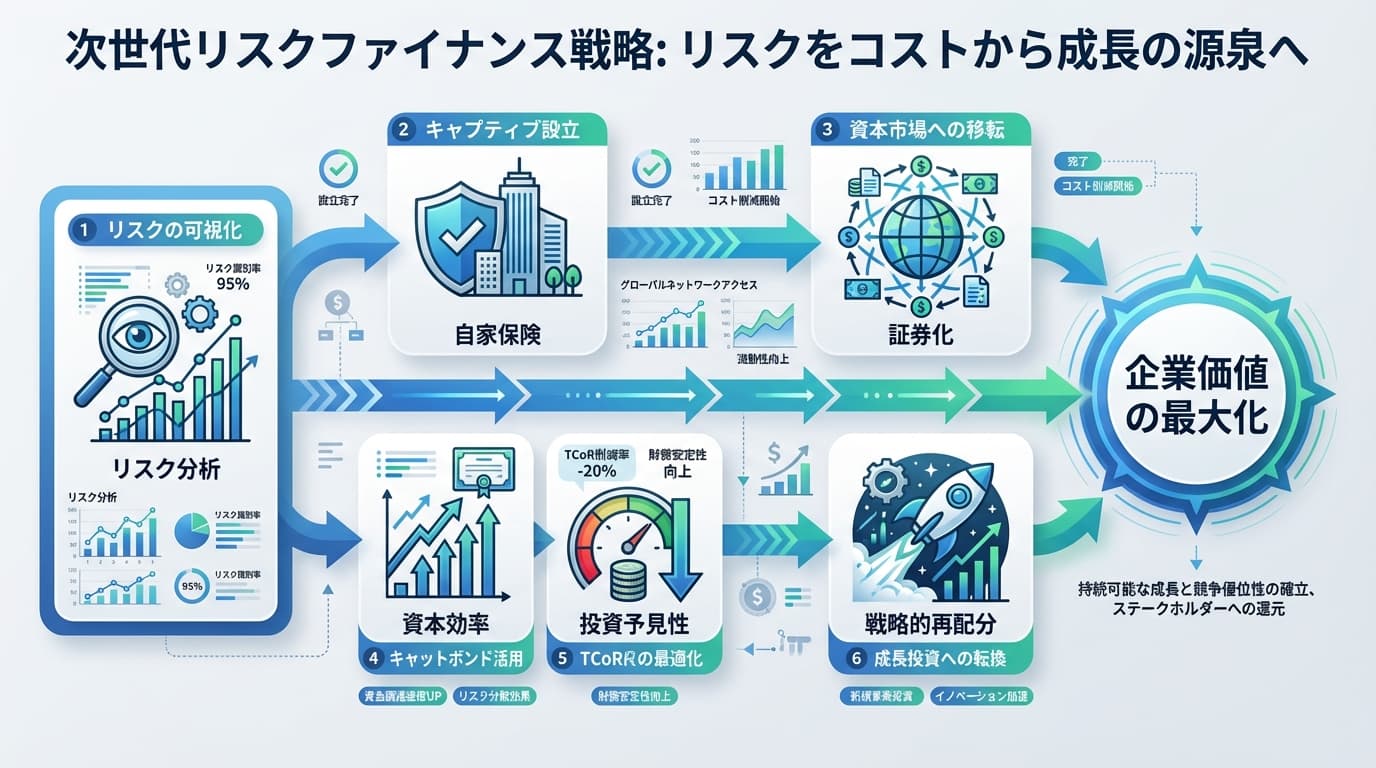 Featured image for blog post: リスクを成長の源泉へ!キャットボンドとキャプティブで実現する次世代リスク・ファイナンス. 経営戦略・財務 related article thumbnail.