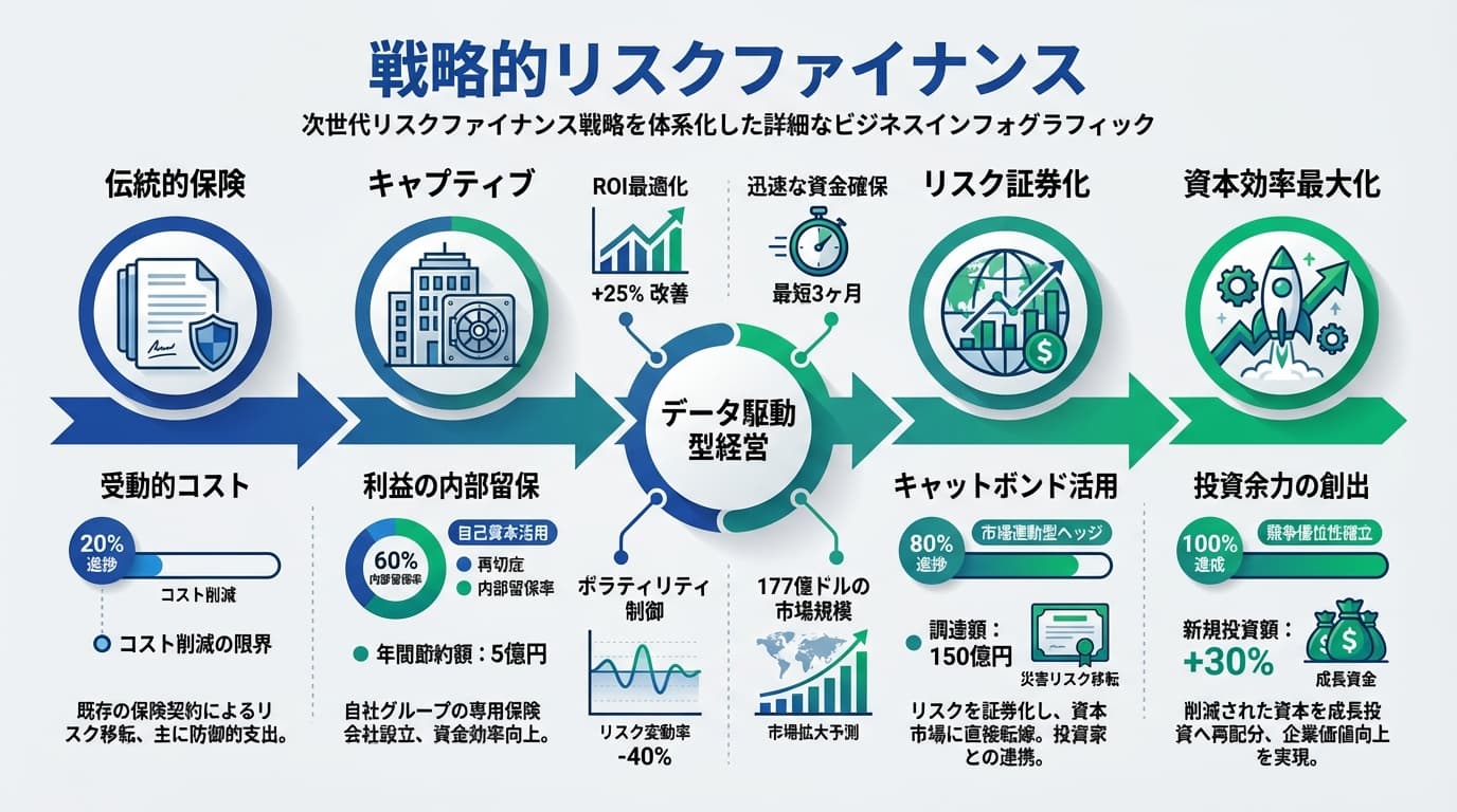 Featured image for blog post: 経営を加速させるリスクファイナンス:保険を成長の投資に変える財務戦略. 経営戦略・財務 related article thumbnail.