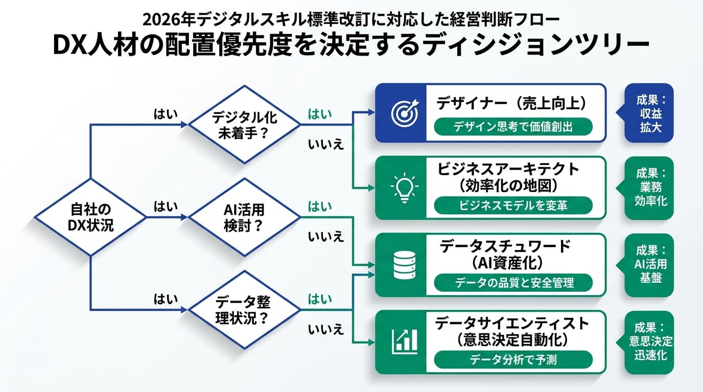 Featured image for blog post: 2026年デジタルスキル標準の衝撃:AI時代に経営者が確保すべき「非エンジニア」人材. テクノロジー・イノベーション related article thumbnail.